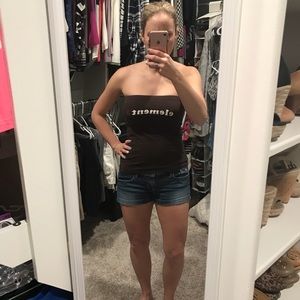 Brown Element tube top